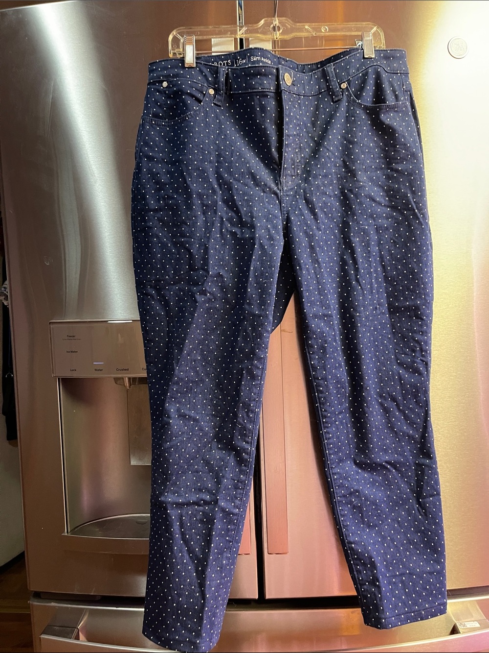 Navy Polka Dot Women’s Jeans